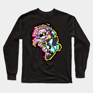 Murder Drones Disassembler drone neon graffiti art Long Sleeve T-Shirt